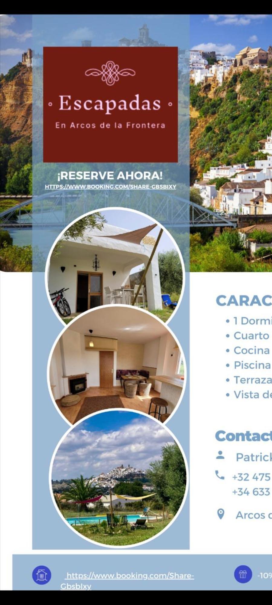 Bungalow -Escapadas En Arcos De La Frontera Bagian luar foto
